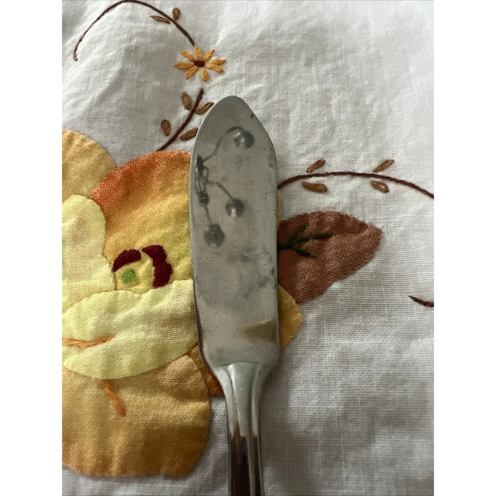 Simeon L & George H Rogers Stainless Butter Knife Spreader